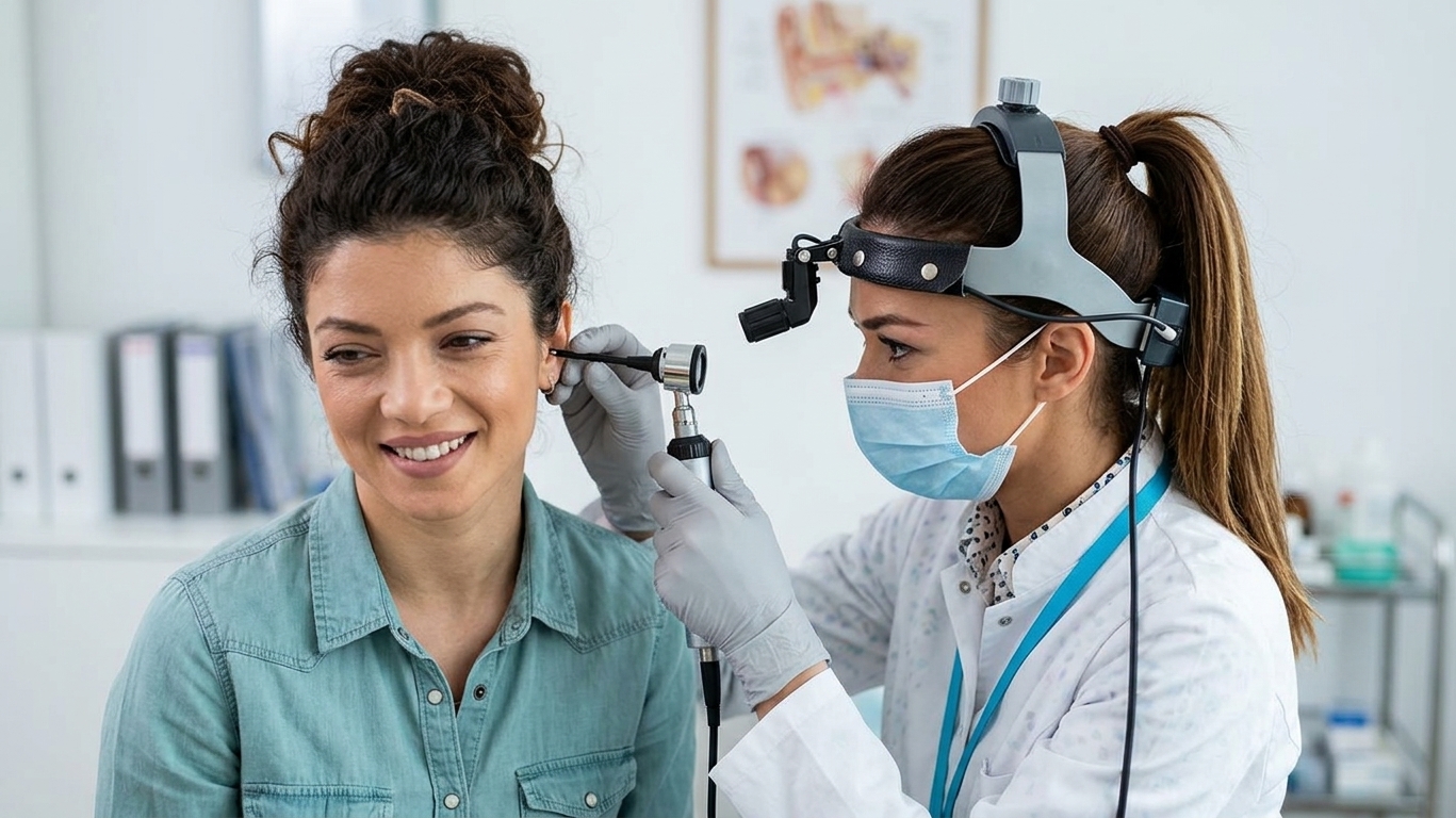 Odyometri testi ve kulaklık ile işitme değerlendirmesi